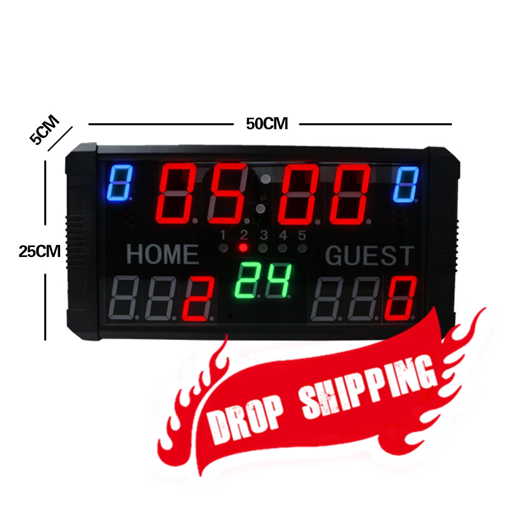 Digital Electronic Basketball Scoreboard/Digital Score LED Display Board / LED Scoreboard with Shot Clock