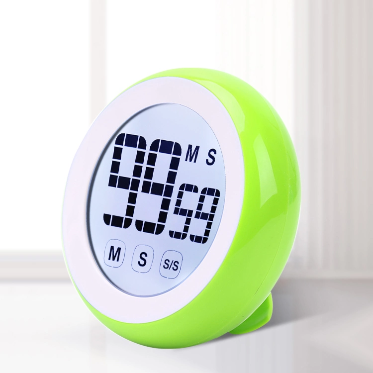 Factory Colorful Round Digital Kitchen Countdown Timer