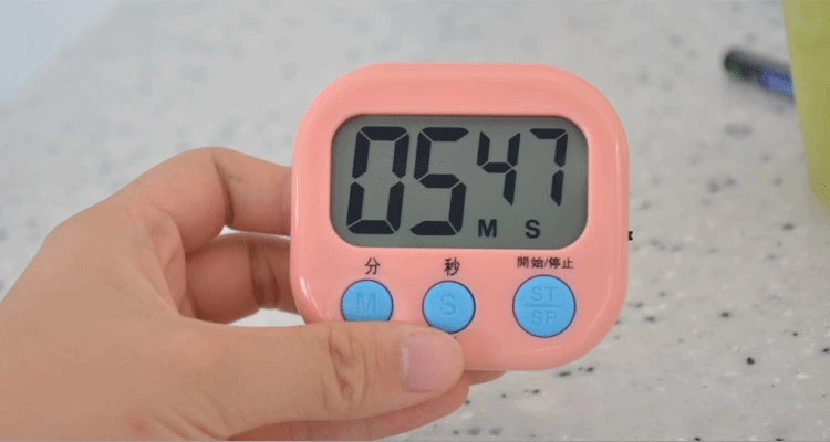 Home Creative Timer Gift Electronic Countdown Mechanical Cute Clock Digital Cooking Beauty Students Experiment Timer Kitchen Timer