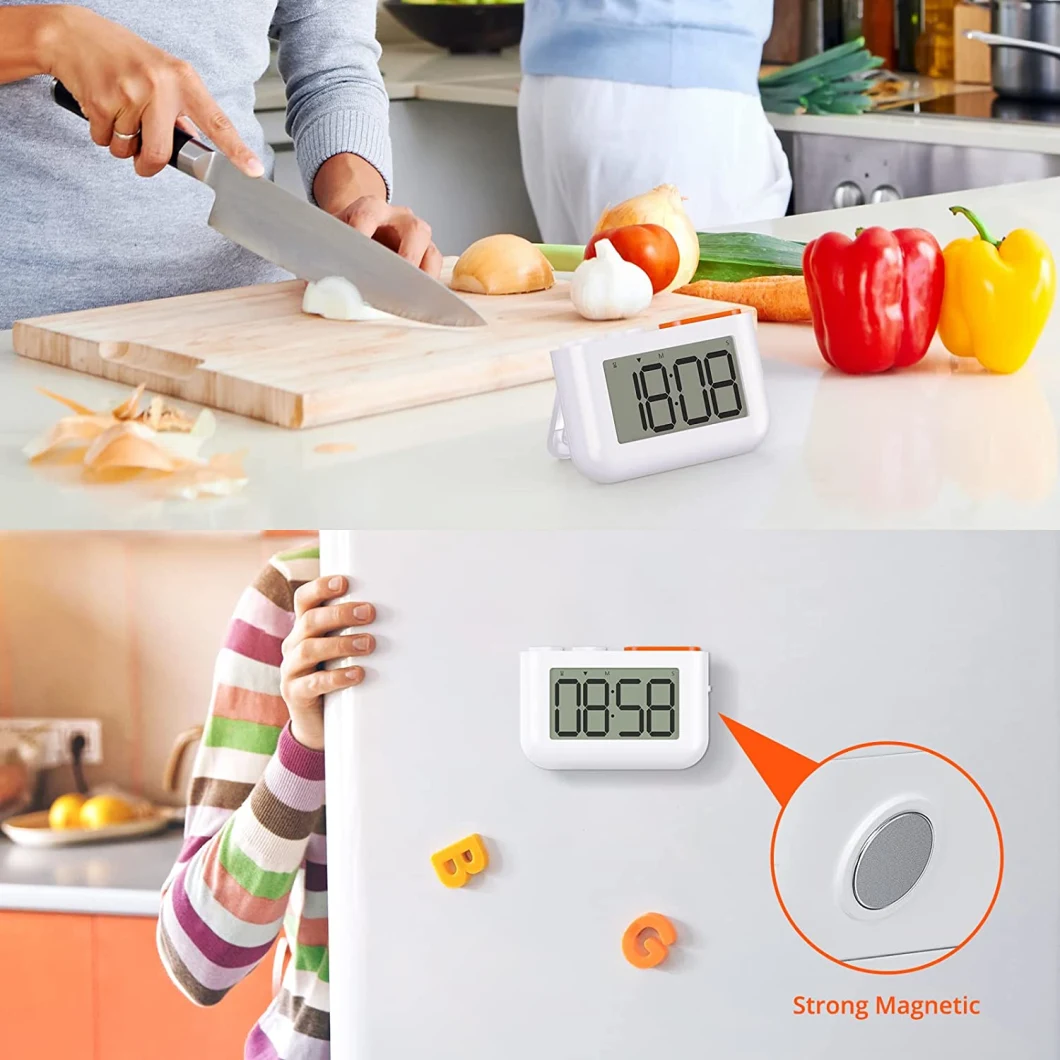 Digital Kitchen Timer Magnetic Countdown Count up Timer