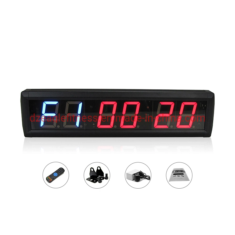 Multi-Functional Sport Training 6 Digits LED Remote Gym Timer