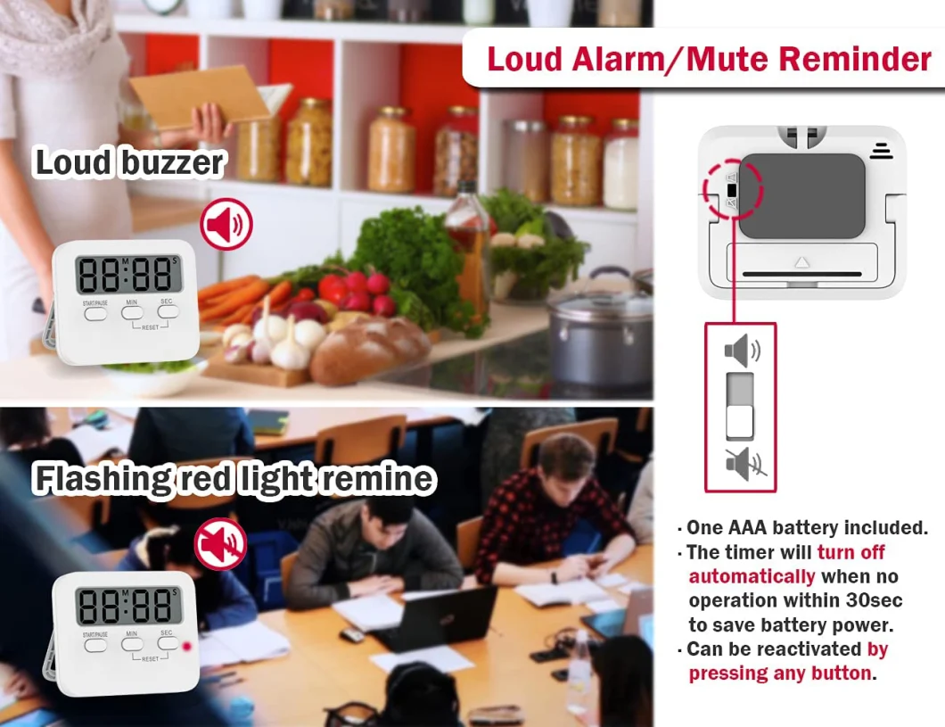 Mini Kitchen Timer Digital Timer