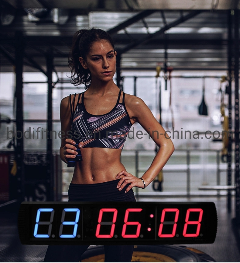 6 Digit LED Interval Training Gym Timer 6 Digits Digital Gym Timer