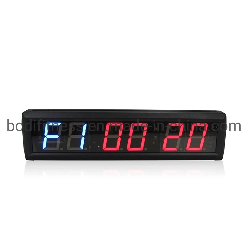 Hot Sell Flat Digital Gym Timer Crosfit LED Power Timer 6 Digits Digital Gym Timer