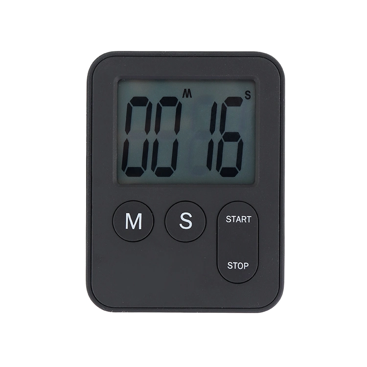 ABS Plastic LCD Digital Kitchen Timer with Adsorption Magnet