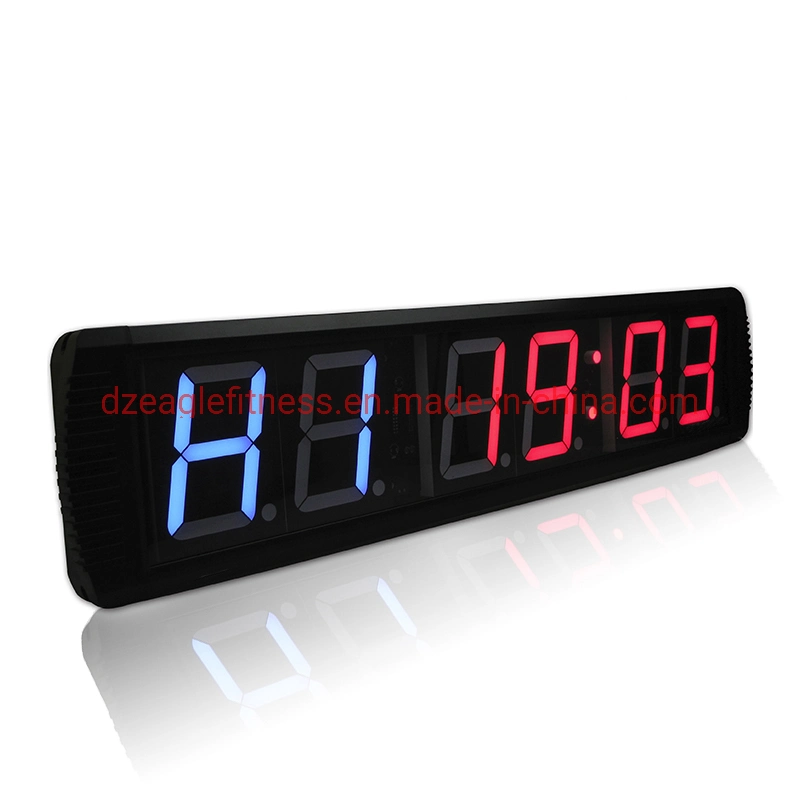 LED Six Digital Countdown Clock Gym Digital Training Timer