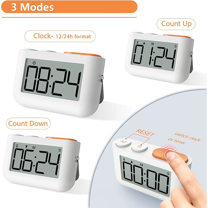 Small Countdown Timer Digital Kitchen Count up and Down Timer