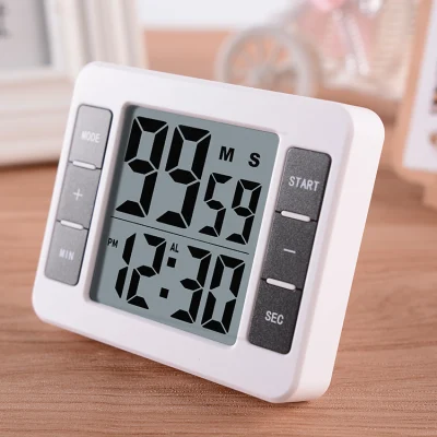 Electronic Multi Timer with Alarm Clock for Home Work Kitchen