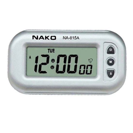 Small Electronic Portable Travel Digital Countdown Timer Car Alarm Clock 811