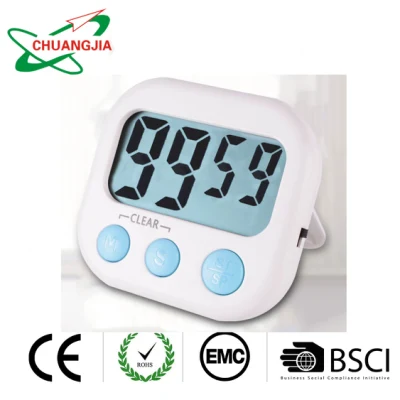 Digital Kitchen Timer for Cooking Magnetic Stopwatch Clock Timer Countdown Stopwatch Loud Alarm, Big Digit, Back Stand