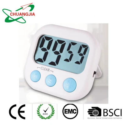 Kitchen Time Learning Electronic Timer Digital Magnetic Cooking Baking LCD Countdown Loud Alarm Clock Timer Countdown