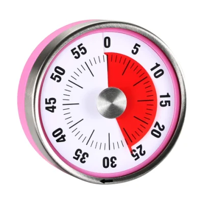 Pink Color 60 Minute Kitchen Timer