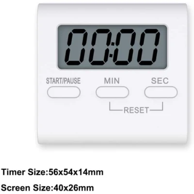 Kitchen Cooking Student Study Clock Timer Digital Kitchen Timer