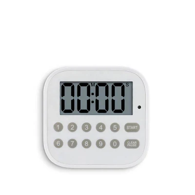 LED Flashing Countdown Digital Timer with Sound and silent Mode