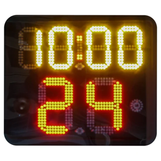 24 Second Large Shot Clock 4 Side Count LED Basketball Scoreboard for Competition