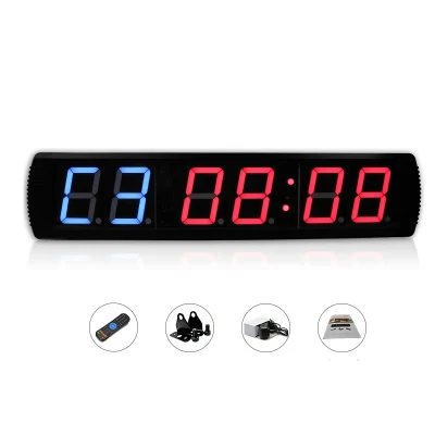 6 Digit LED Interval Training Gym Timer 6 Digits Digital Gym Timer