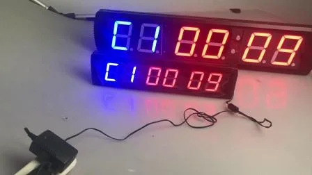 LED Six Digital Countdown Clock Gym Digital Training Timer