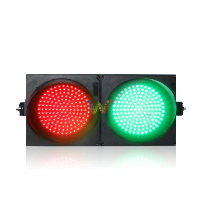 LED Traffic Lights Double Digital Countdown Timer with Red Green